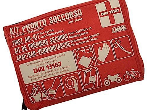 Sicurezza e Moto: il kit di pronto soccorso