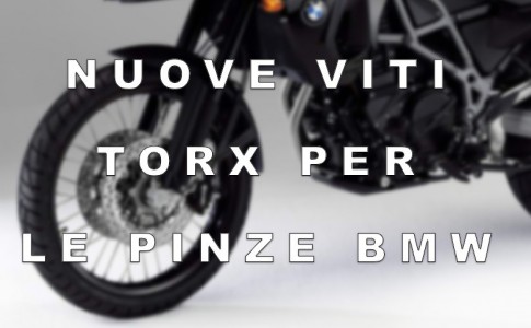 Sostituzione delle viti torx delle pinze freno