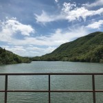 Ponte sul lago del Turano