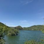 Lago del Turano: vista dalla radura