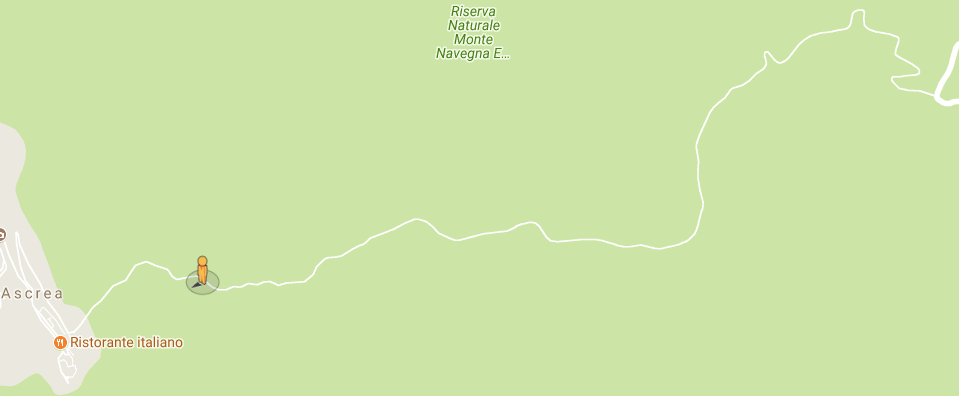 Mappa delle gole dell'Obito